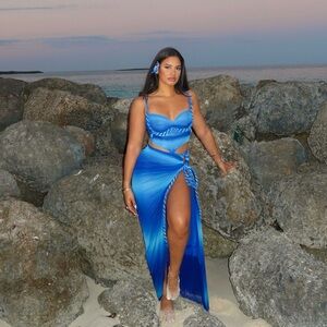 Melani The Label - Blue Iana/ Saira set